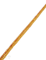 Bernsteinkette honig  AA  facett. 3 mm