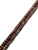 Bronzit Strang braun facettiert Buttons - Shanti Enterprise AG