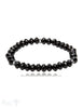button 8 mm Edelstein Armband mit 3 Stk. Silberteile facettiert 19 cm auf Elastik - Shanti Enterprise AG