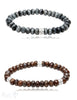 button Armband 8 mm mit Zirkonia Silberteile facettiert 19 cm auf Elastik - Shanti Enterprise AG