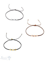 BW-Armketteli fein mit 3 Silberblumen