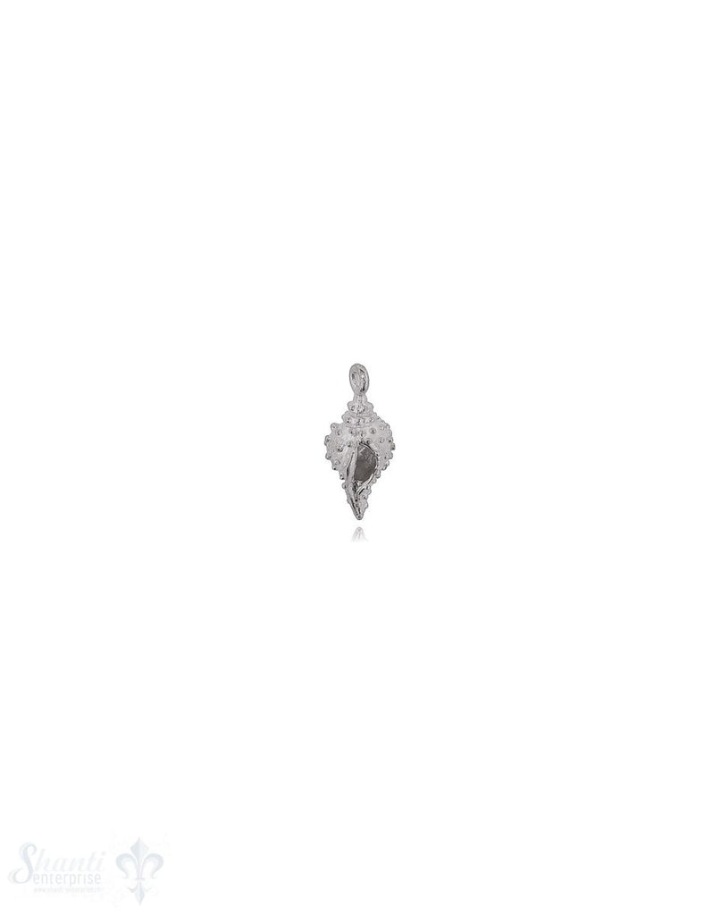 Cantharus Schnecke Anhänger Silber 20x8 mm getupf t Oese fix - Shanti Enterprise AG