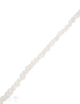 Chalcedon Strang crème eckig facettiert Disc A
