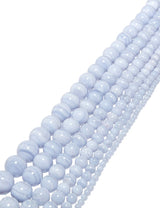 Chalcedonkette A Qualität 40-42 cm lang poliert