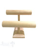 Display Buchen- Holz:Armband-Ständer doppeltD:60mm mit Fuss 12/24x29 cm - Shanti Enterprise AG