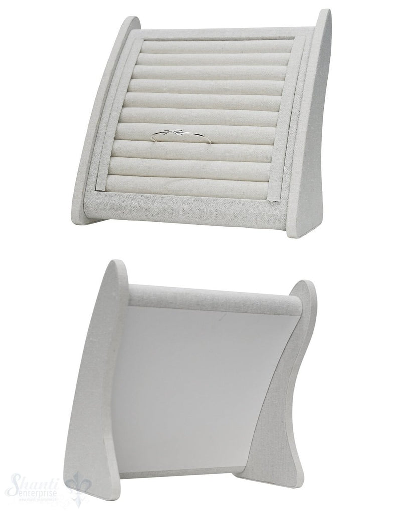 Display Leinen Brett weiss 40x30x1.5cm - Shanti Enterprise AG