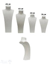 Display Leinen Büste weiss mit Haken hinten - Shanti Enterprise AG