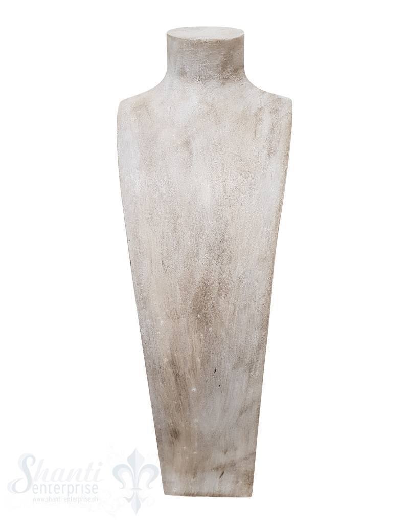 Display weiss antik Büste: 28x85 cm - Shanti Enterprise AG
