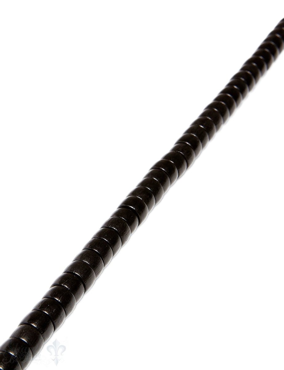Ebenholz Strang schwarz Rondellen 9 mm (8,3-8,5 mm) 5,5 mm breit - Shanti Enterprise AG