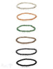 Edelstein Armband 6 mm - 6.5 mm facettiert rund auf Elastik 18 cm - Shanti Enterprise AG