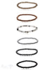 Edelstein Armband 6 mm - 6.5 mm facettiert rund auf Elastik 18 cm - Shanti Enterprise AG