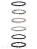 Edelstein Armband 8 mm facettiert rund auf Elastik 18 cm - Shanti Enterprise AG