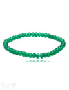 Edelstein Armbänder buttons 6 mm facettiert auf Elastik 19 cm - Shanti Enterprise AG