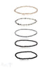 Eldesltein Armbänder 4 mm facettiert rund auf Elastik - Shanti Enterprise AG
