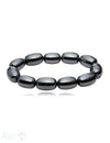 Ellipsoid Edelstein Armbänder 18x12 mm poliert auf Elastik 19 cm - Shanti Enterprise AG