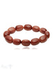 Ellipsoid Edelstein Armbänder 18x12 mm poliert auf Elastik 19 cm - Shanti Enterprise AG