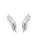 Feder Ohrhänger / Earcuff 8x25 mm durchbrochen Silber 925 - Shanti Enterprise AG