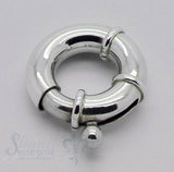 Federringschloss mit 2 Stopper D: 20,4 mm