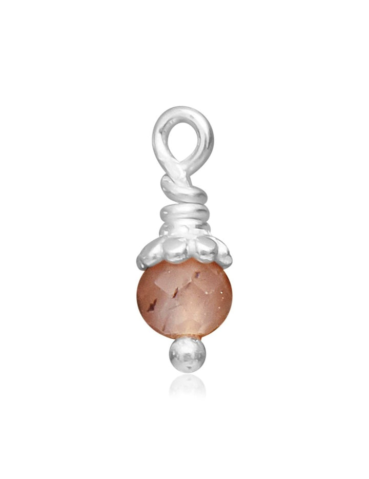 Feine Anhänger 4 mm mit Stein - Shanti Enterprise AG