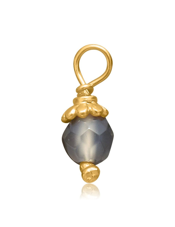 Feine Anhänger 4 mm mit Stein - Shanti Enterprise AG