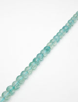 Fluorit Strang grün blau 8 mm rund facettiert
