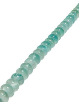 Fluorit Strang blau-grün poliert Buttons ca.16 mm