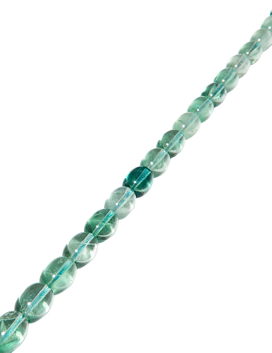 Fluorit Strang grün Walzen 10x14 mm poliert - Shanti Enterprise AG