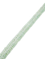Fluorit Strang hellgrün facettiert Buttons ca.6 mm