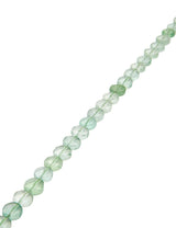 Fluorit Strang hellgrün Disk ca. 8.5 mm facettiert