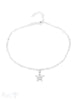 Fussketteli Silber hell Fantasie 23-26 cm mit See- Stern Grössen verstellbar ec - Shanti Enterprise AG