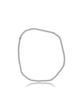 Fussketteli Silber Kugel 2.5 mm auf Elasti 24 mm