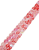 Glas rot Strang matt bedampft