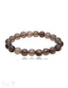 gravierte Edelstein Armband 10 mm auf Elastik 19 cm - Shanti Enterprise AG