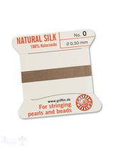 Griffin 100 % Naturseide 2m 1 Nadel beige