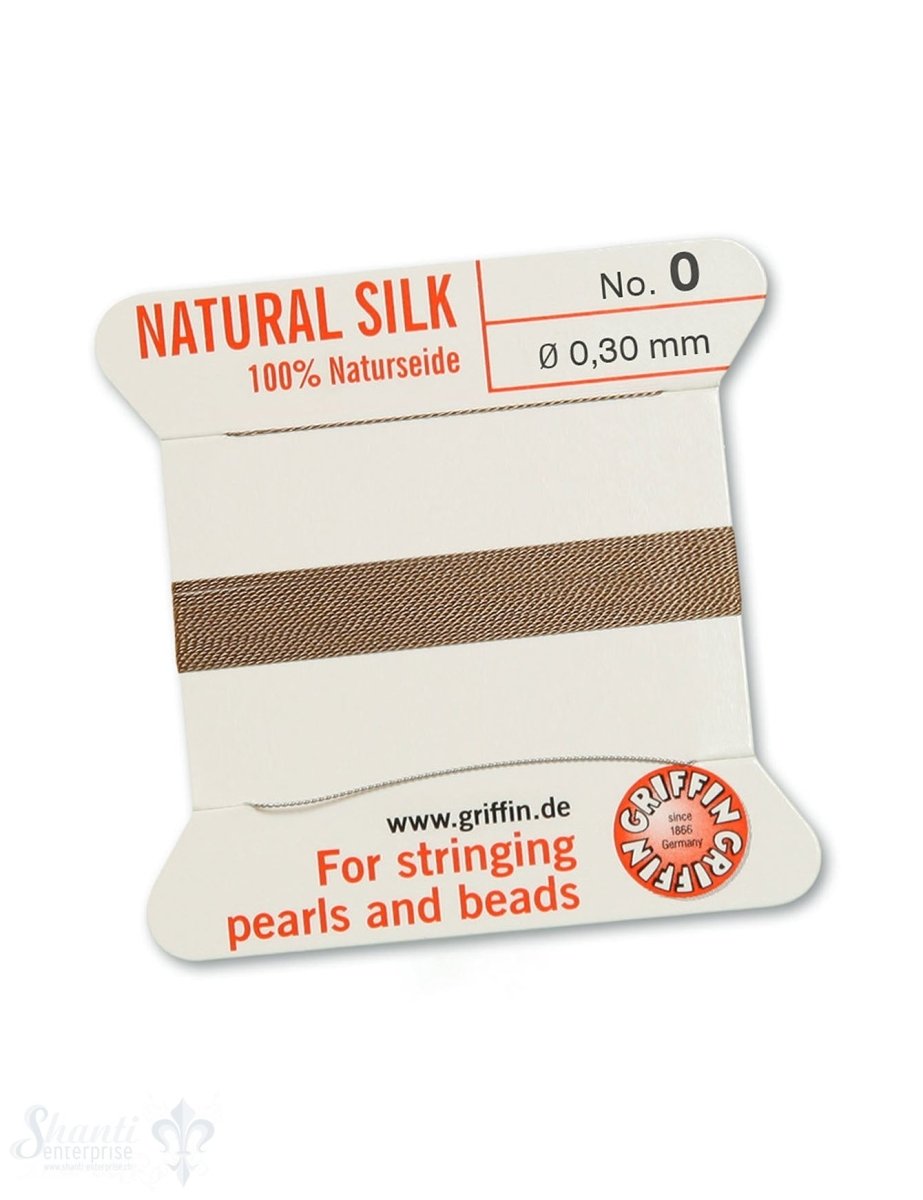 Griffin 100 % Naturseide 2m 1 Nadel beige - Shanti Enterprise AG