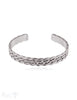 Herren Armspange Stahl geflochten 10 mm breit - Shanti Enterprise AG
