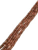 Hessonit Strang buttons facettiert (brauner Granat) - Shanti Enterprise AG