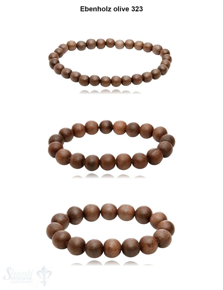 Holz Armband auf Elast - Shanti Enterprise AG