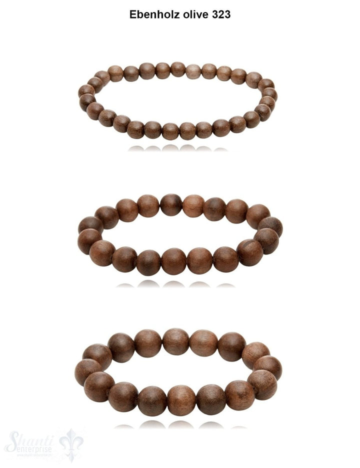Holz Armband auf Elast - Shanti Enterprise AG