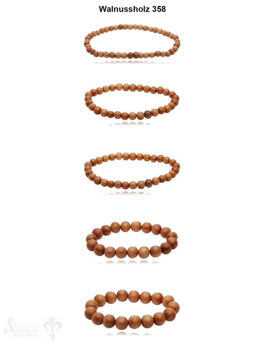 Holz Armband auf Elast - Shanti Enterprise AG