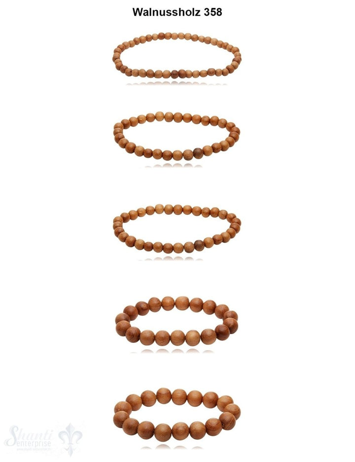 Holz Armband auf Elast - Shanti Enterprise AG