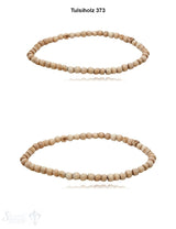 Holz Armband auf Elast