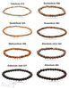 Holz Armband auf Elast - Shanti Enterprise AG
