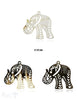 Horn Anhänger Amulett Elefant 50mm x 60 mm ,durchbrochen mit Loch Farbabweichungen sind möglich - Shanti Enterprise AG