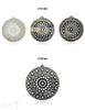 Horn Anhänger Amulett Mandala filigran Ø 55 mm ,durchbrochen mit Loch Farbabweichungen sind möglich - Shanti Enterprise AG
