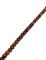 Jade Strang braun Melonen Schliff 8 mm