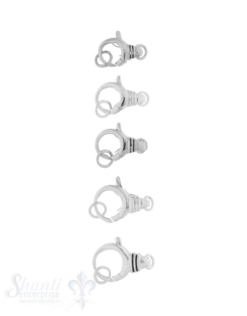 Karabiner mit 2 Ösen gerillt - Shanti Enterprise AG