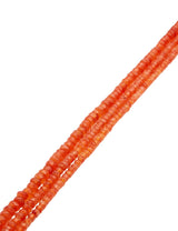 Karneol Strang orange 3.0 mm Buttons facettiert