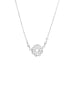 Keltischer Knoten an Anker Kette 0.9x1.2 mm facettiert 40+42 cm verstellbar mit Federringschloss - Shanti Enterprise AG