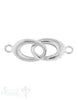 Klickschloss doppelt Oval mit1 Oese 22 x 12 mm - Shanti Enterprise AG